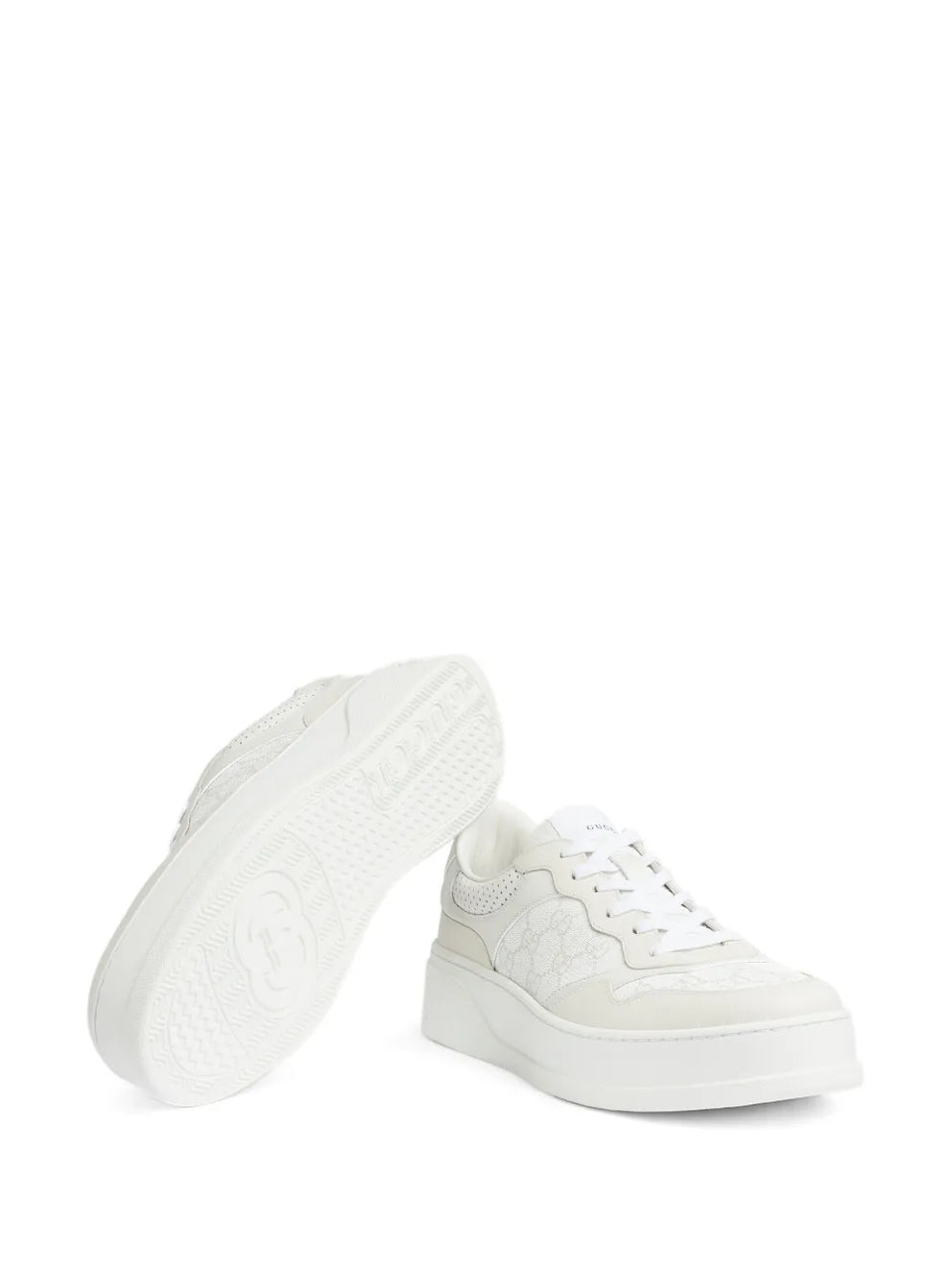 Gucci GG Supreme leather-trim